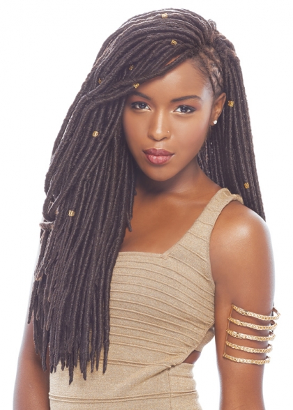 2X MAMBO FAUX LOCS 18"
