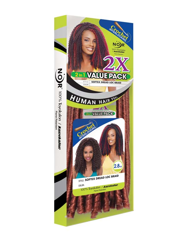 2X MAMBO SOFTEX DREAD LOC BRAID - Image 2