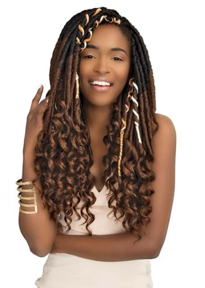 2X MAMBO ORGANIC GODDESS LOCS 18"