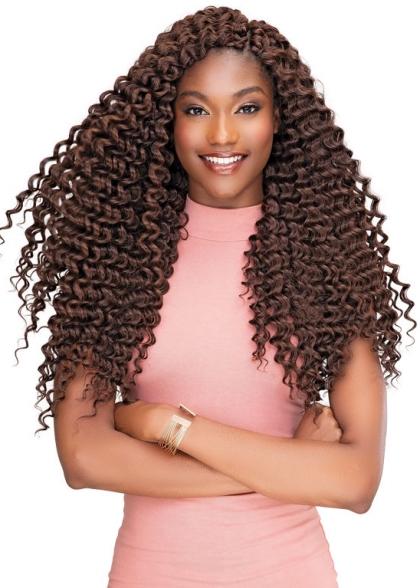 2X PERUVIAN DOMINICAN CURL 18"