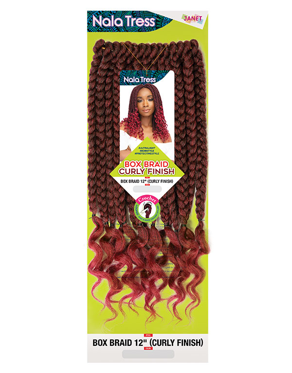 BOX BRAID 12" CURLY FINISH - Image 2
