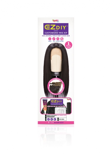 EZ DIY STRAIGHT 13X4 TEMPLE LACE