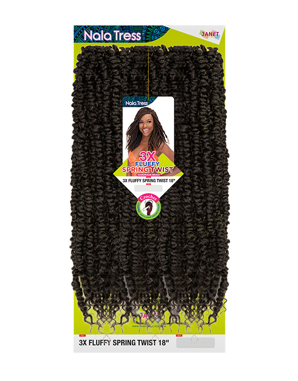 3X FLUFFY SPRING TWIST 18" - Image 2