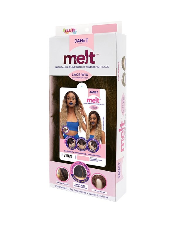 MELT EXTENDED PART LACE SWAN WIG - Image 2