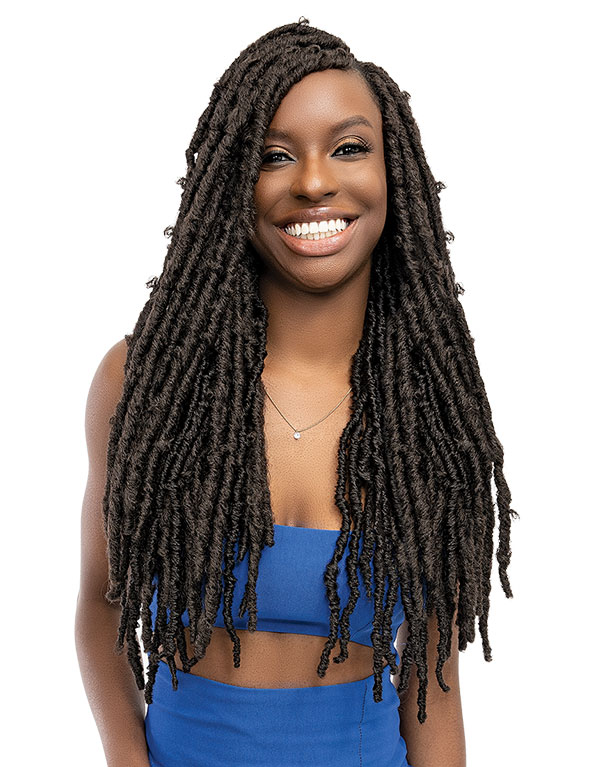 BUTTERFLY BORN LOCS 18"