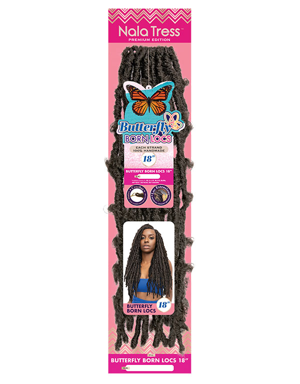 BUTTERFLY BORN LOCS 18" - Image 2