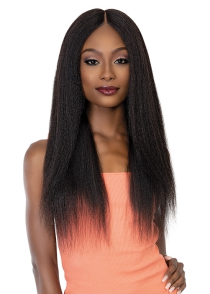 HD NATURAL DEEP PART LACE PERM YAKY WIG