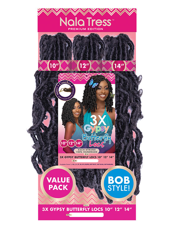 3X GYPSY BUTTERFLY LOCS 10"12"14" - Image 2