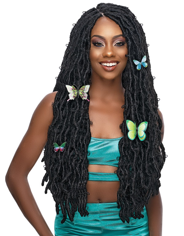 GYPSY BUTTERFLY LOCS 24"