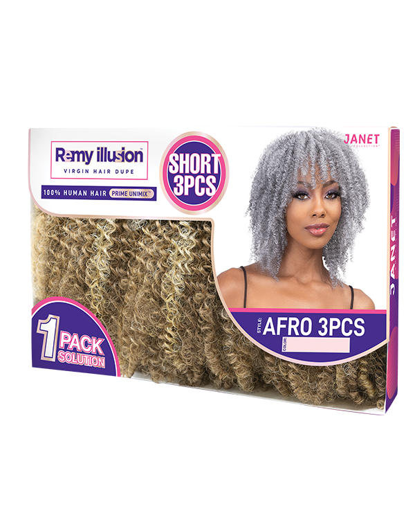 REMY ILLUSION SHORT 3PCS AFRO - Image 2