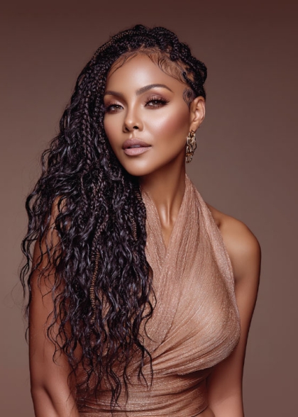 HH FEATHER CROCHET HAIR DEEP 18"