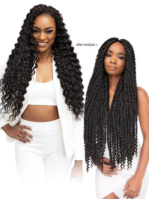 3X EZ SPLIT PRE-STRETCHED DEEP WAVE 56 INCH - Image 2
