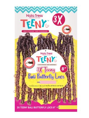 3X TEENY BALI BUTTERFLY LOCS 8 INCH - Image 4