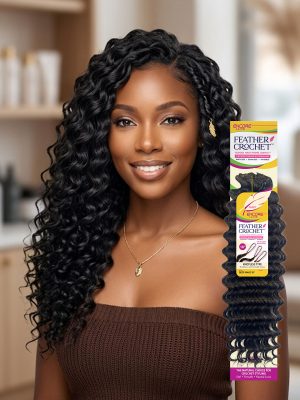 ENCORE LAVIE FEATHER CROCHET HAIR DEEP WAVE - Image 1