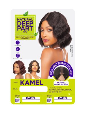 HD NATURAL DEEP PART KAMEL WIG - Image 5
