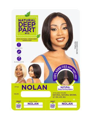 HD NATURAL DEEP PART NOLAN WIG - Image 4