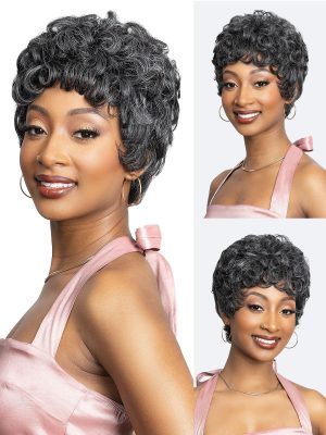 LAVISH SILVER HUMAN HAIR JAJA WIG - Image 2