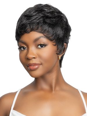 LAVISH SILVER HUMAN HAIR RAEL WIG - Image 1