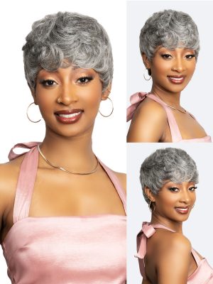 LAVISH SILVER HUMAN HAIR SIFA WIG - Image 3