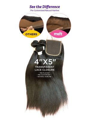 MELT BRAZILIAN STRAIGHT 3PCS+4X5 FREE PART - Image 4