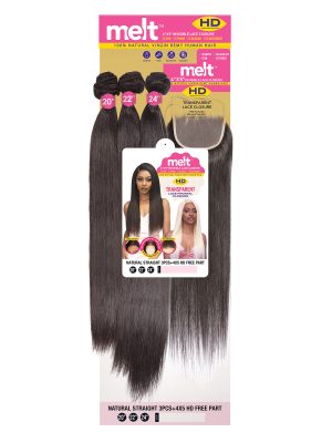 MELT BRAZILIAN STRAIGHT 3PCS+4X5 FREE PART - Image 3