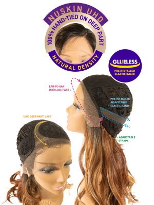 MELT NUSKIN UHD DEEP PART LACE AYO WIG - Image 5