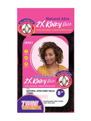NATURAL AFRO KINKY BULK(TWIN) - Image 5