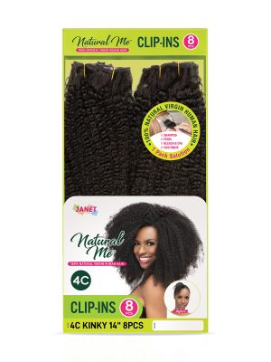 NATURAL ME 4C KINKY CLIP-INS 8PCS - Image 4