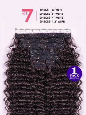 REMY ILLUSION CLIP-INS 7PCS DEEP WAVE - Image 5