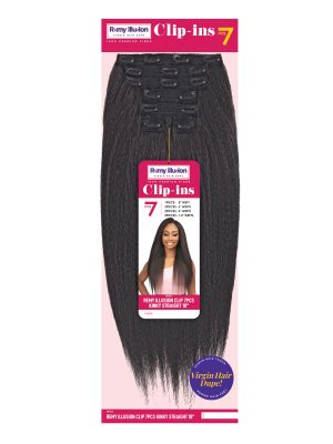 REMY ILLUSION CLIP-INS 7PCS KINKY STRAIGHT - Image 6