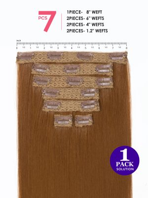 REMY ILLUSION CLIP-INS 7PCS STRAIGHT - Image 4