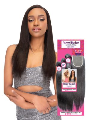 REMY ILLUSION YAKY STRAIGHT 3PCS+4X4 FREE PART - Image 1