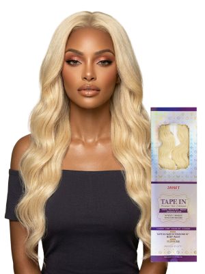 JANET TAPE IN HAIR EXTENSIONS BODY WAVE 18 INCH - Image 1