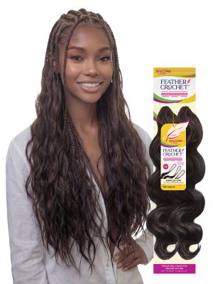 ENCORE LAVIE FEATHER CROCHET HAIR BODY WAVE 18 INCH - Image 1