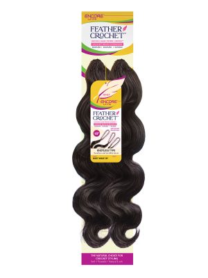 ENCORE LAVIE FEATHER CROCHET HAIR BODY WAVE 18 INCH - Image 3